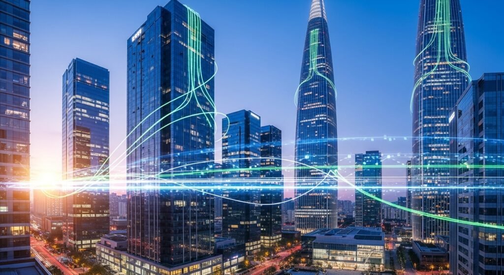 대한민국 데이터 사이언스 연구가 활발한 판교 테크노밸리 야경